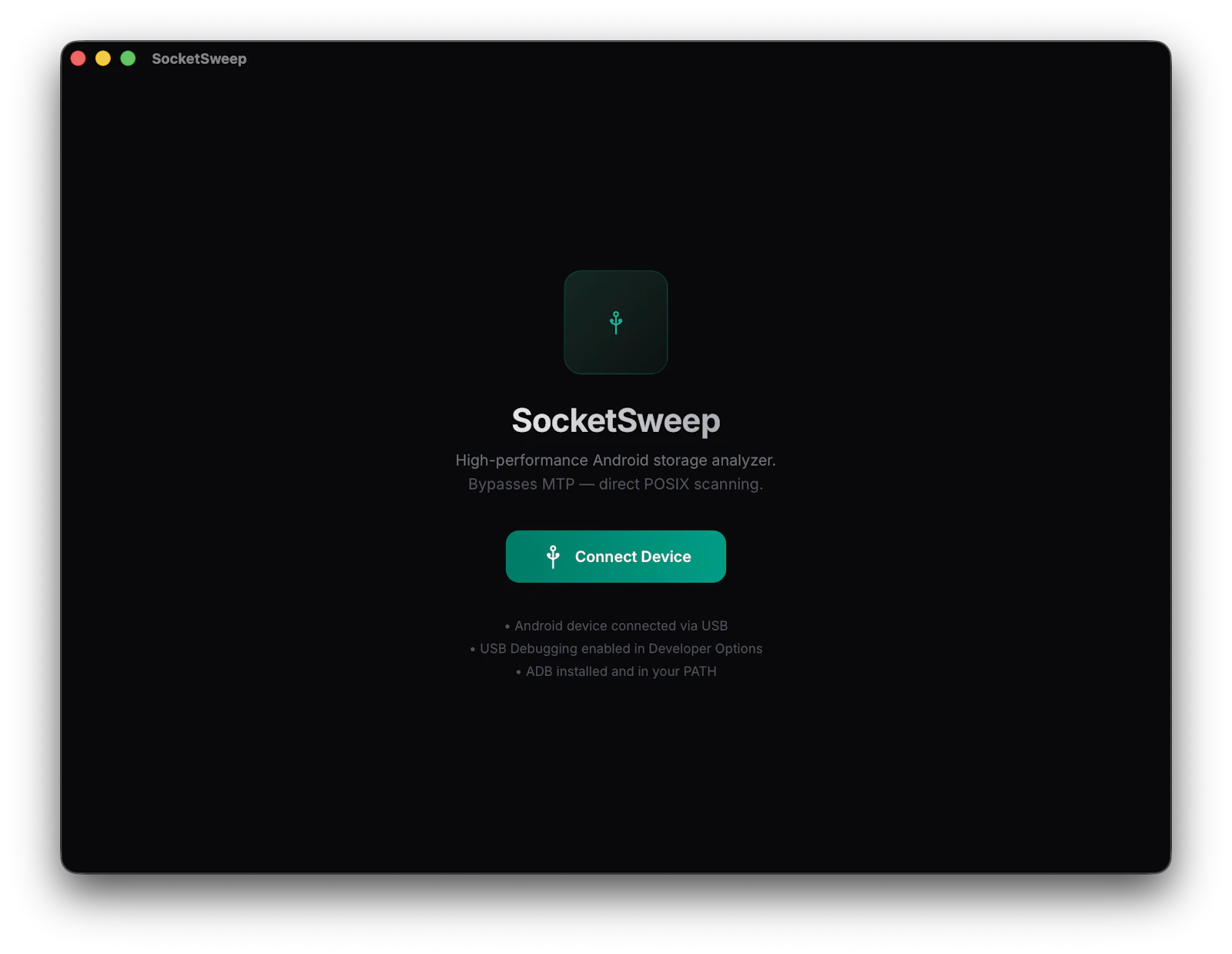 SocketSweep screenshot 1