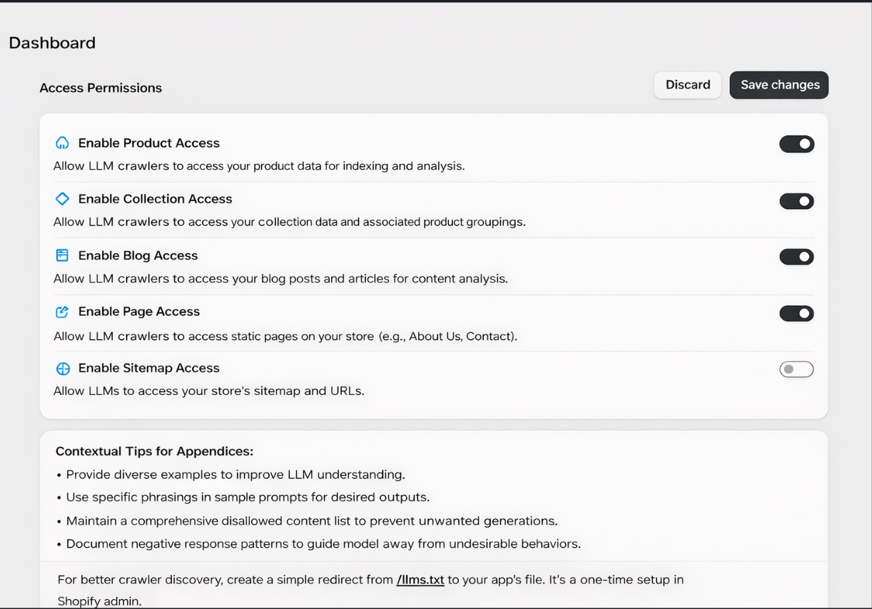 Lumos: AI SEO and llms.txt gallery image