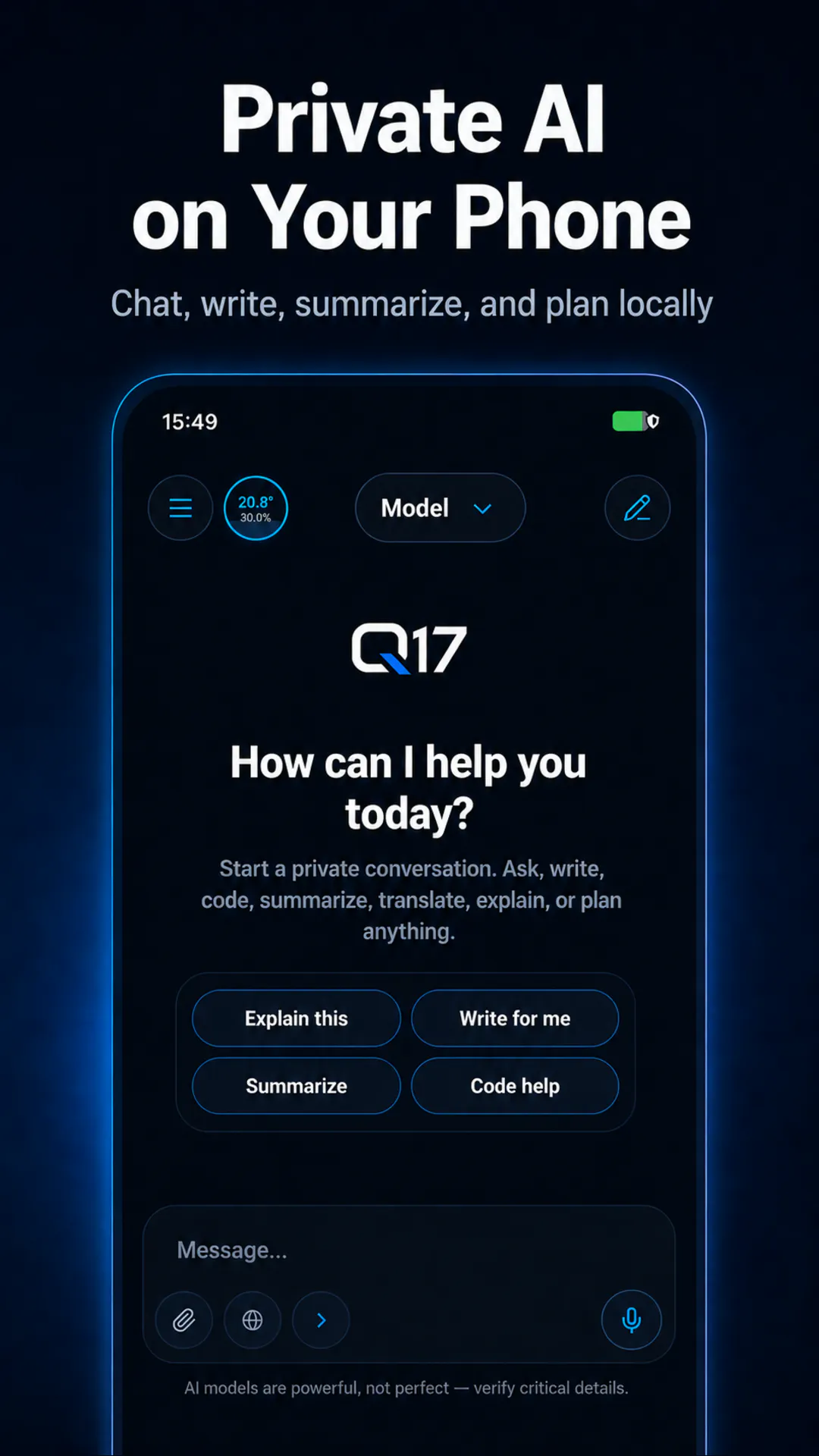 Q17 Private AI 截图 2