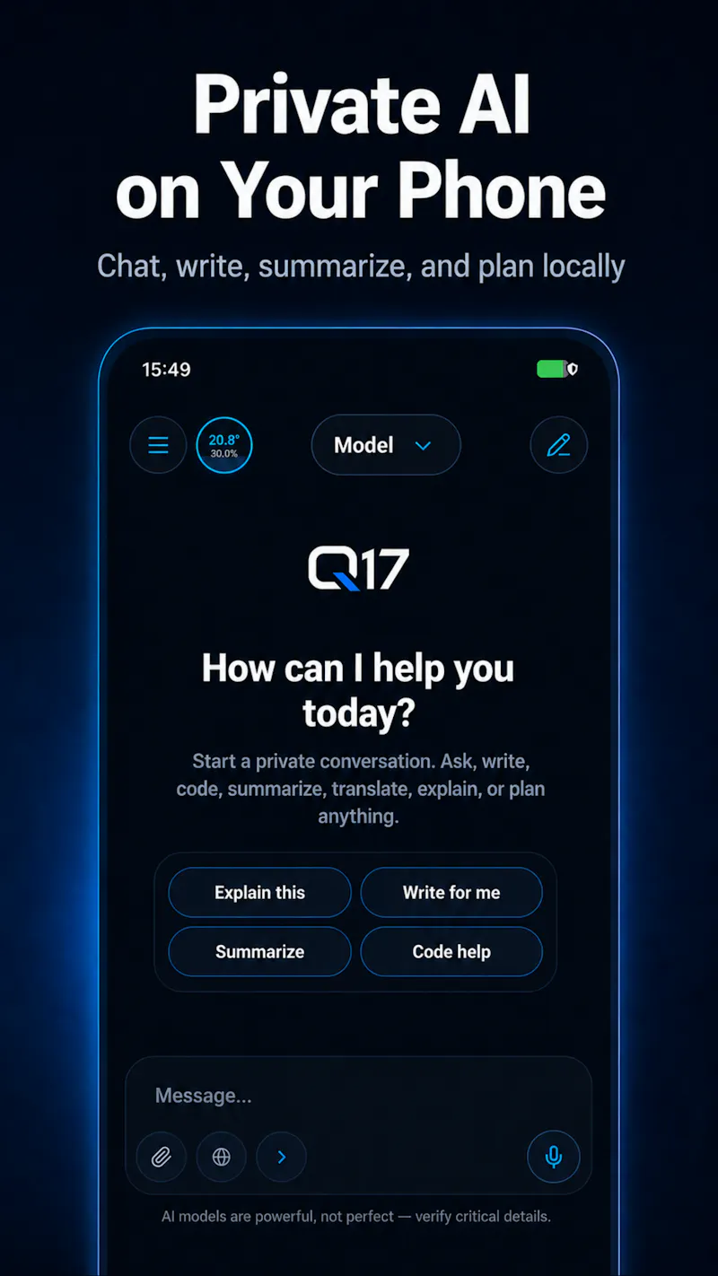 Q17 Private AI screenshot 2