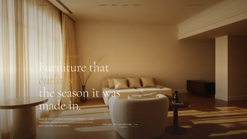 Maison Vero — Made to Outlive Trends screenshot 1