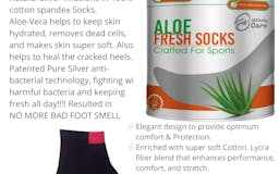 WiselyCare™ Aloe Fresh Socks media 3