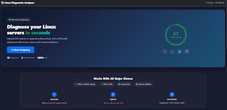 Linux Diagnostic Analyzer gallery image