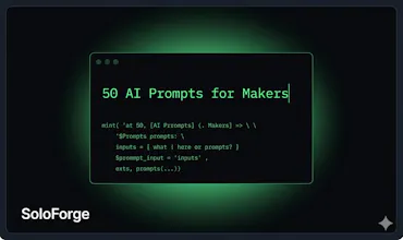 50 AI Prompts for Makers gallery image