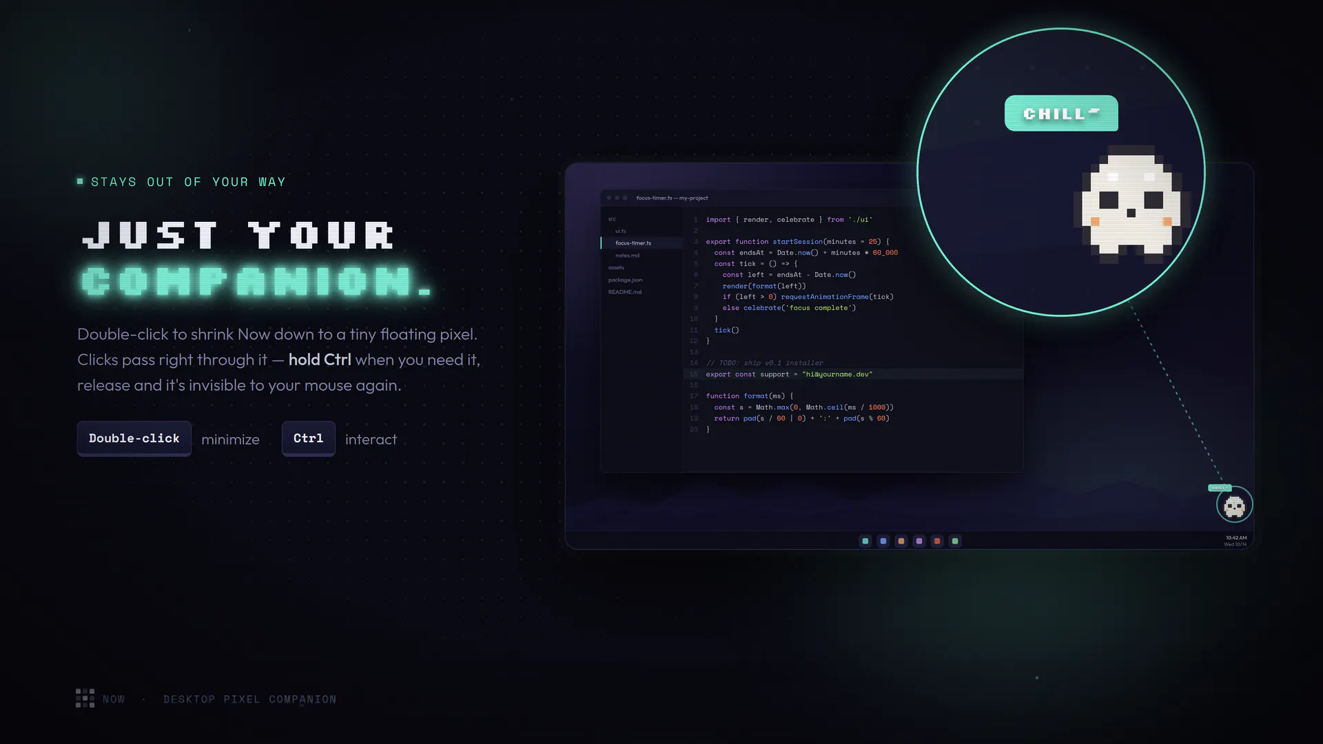 Now - Your Desktop Pixel Companion gallery image