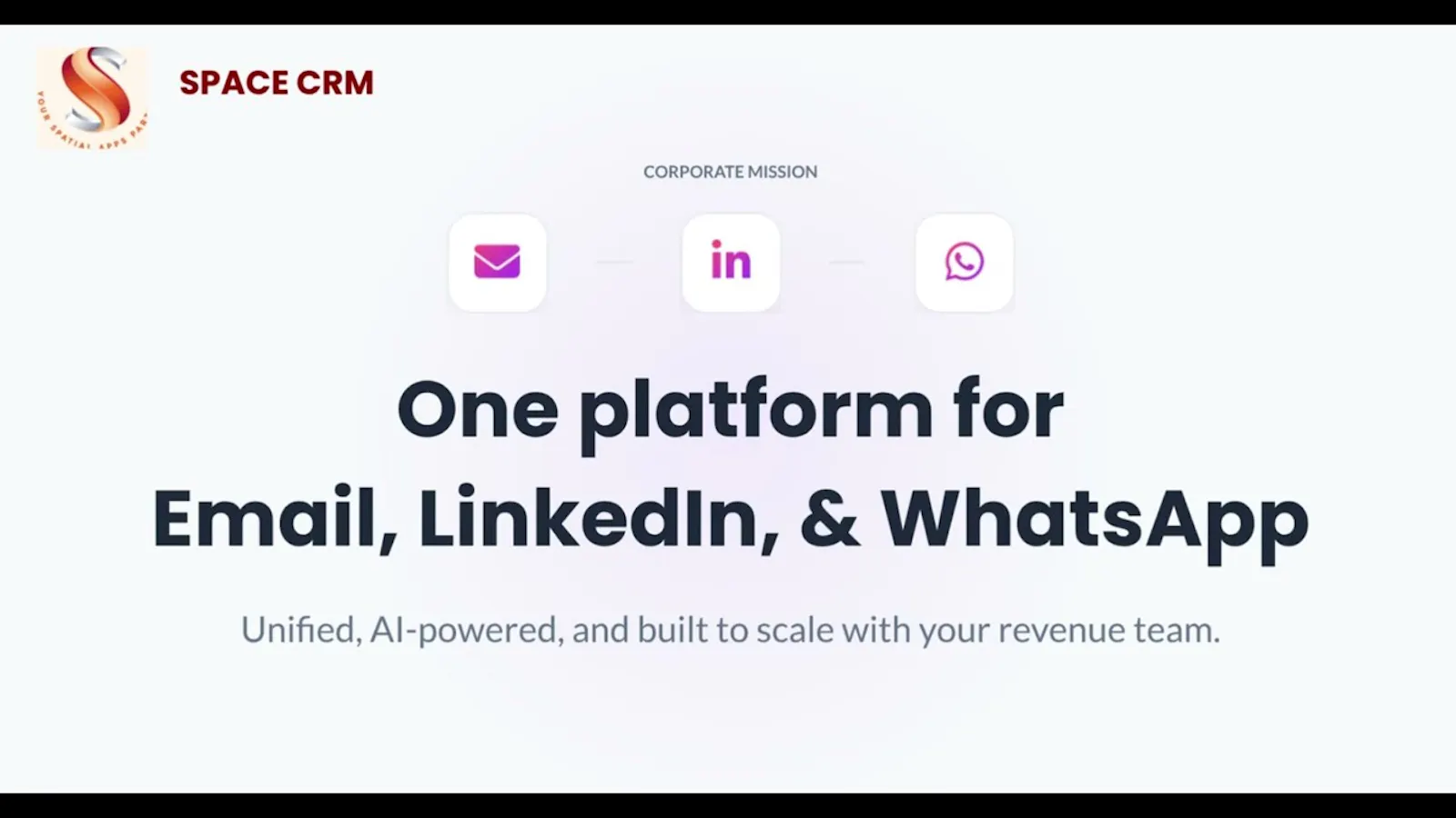 Space CRM screenshot 1 (video preview)