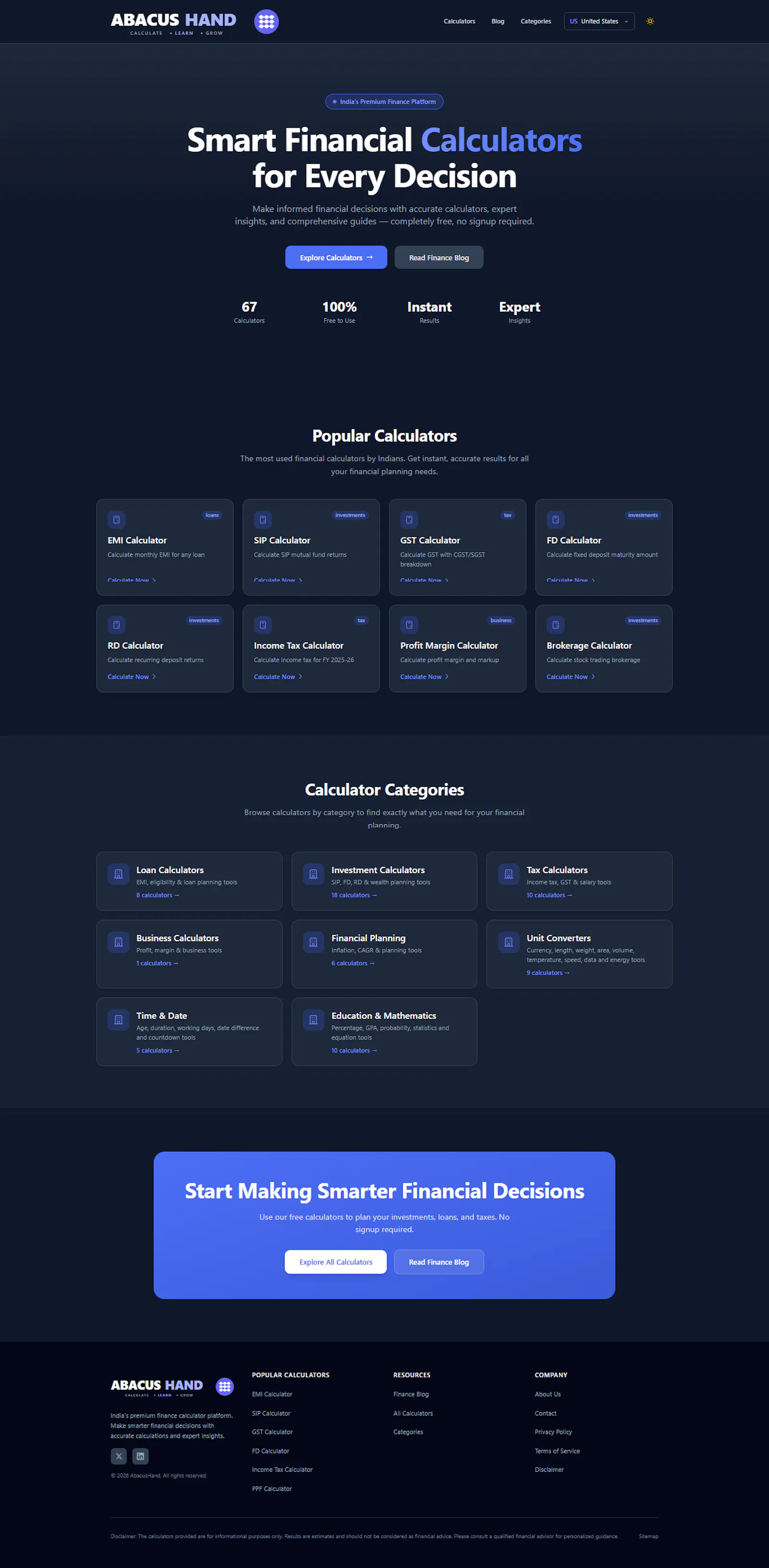 Free finance tool screenshot 2