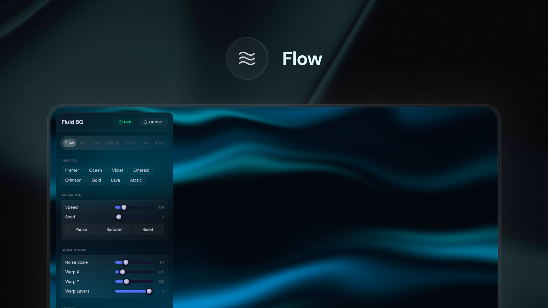 Fluid Background Studio gallery image