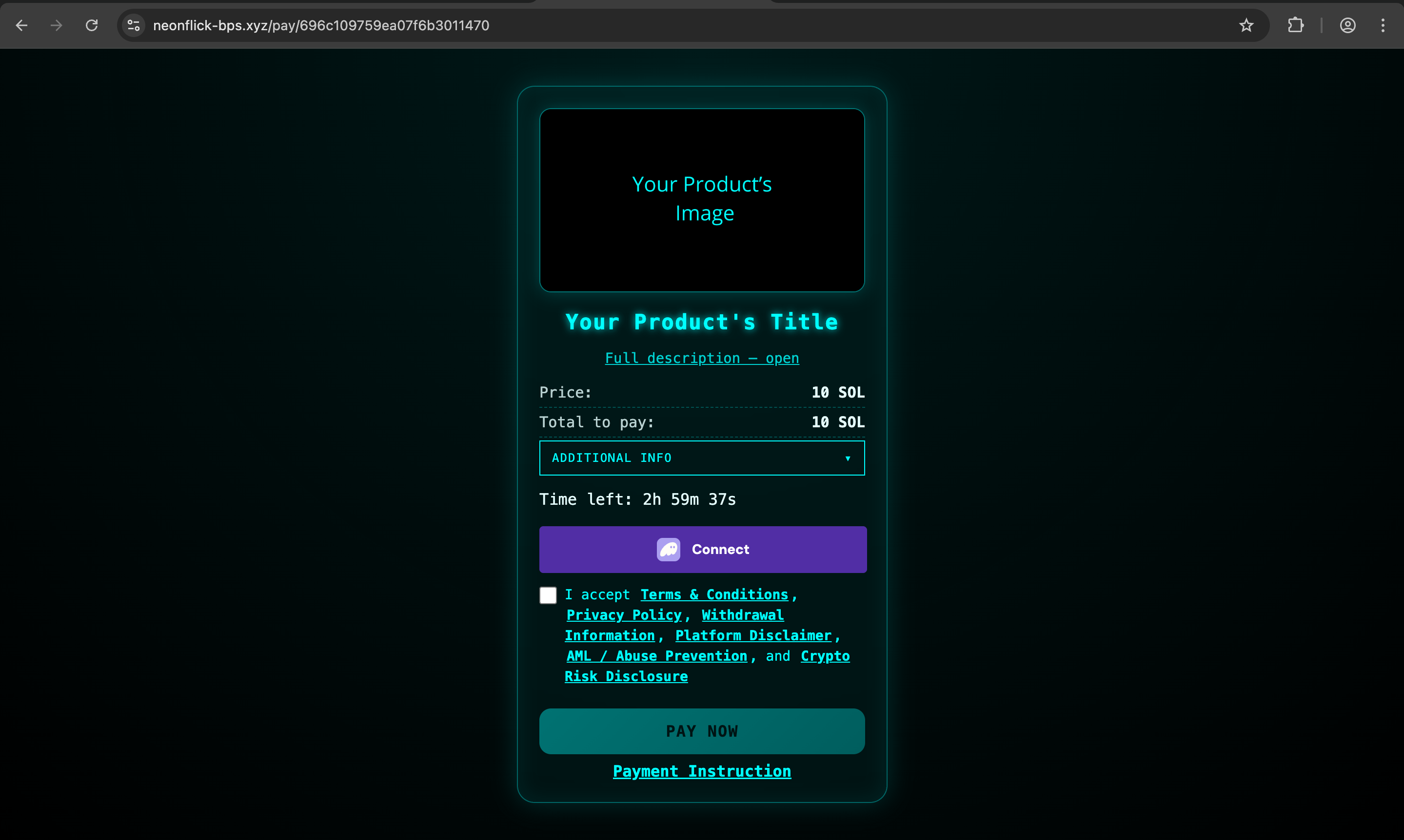Neonflick-bps - Screenshot 4 showing product features and functionality
