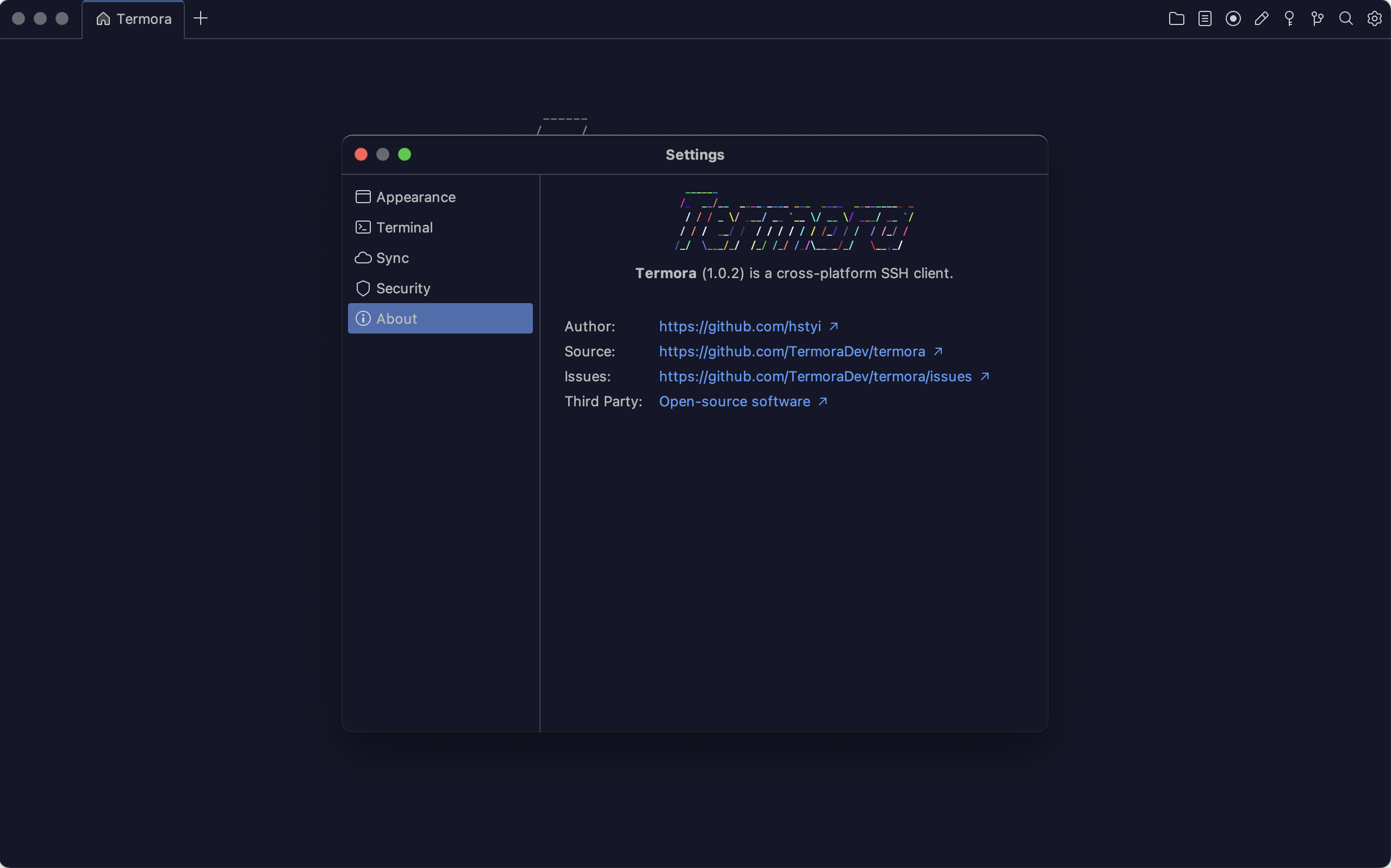 Termora - Platformlar arası bir terminal emülatörü ve SSH istemcisi medya 2
