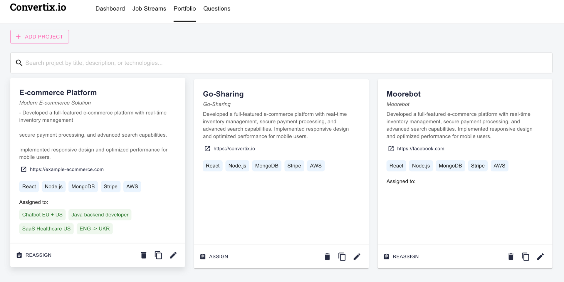 Mídia 6 de Convertix.io - Ferramenta de geração de leads de IA para trabalho