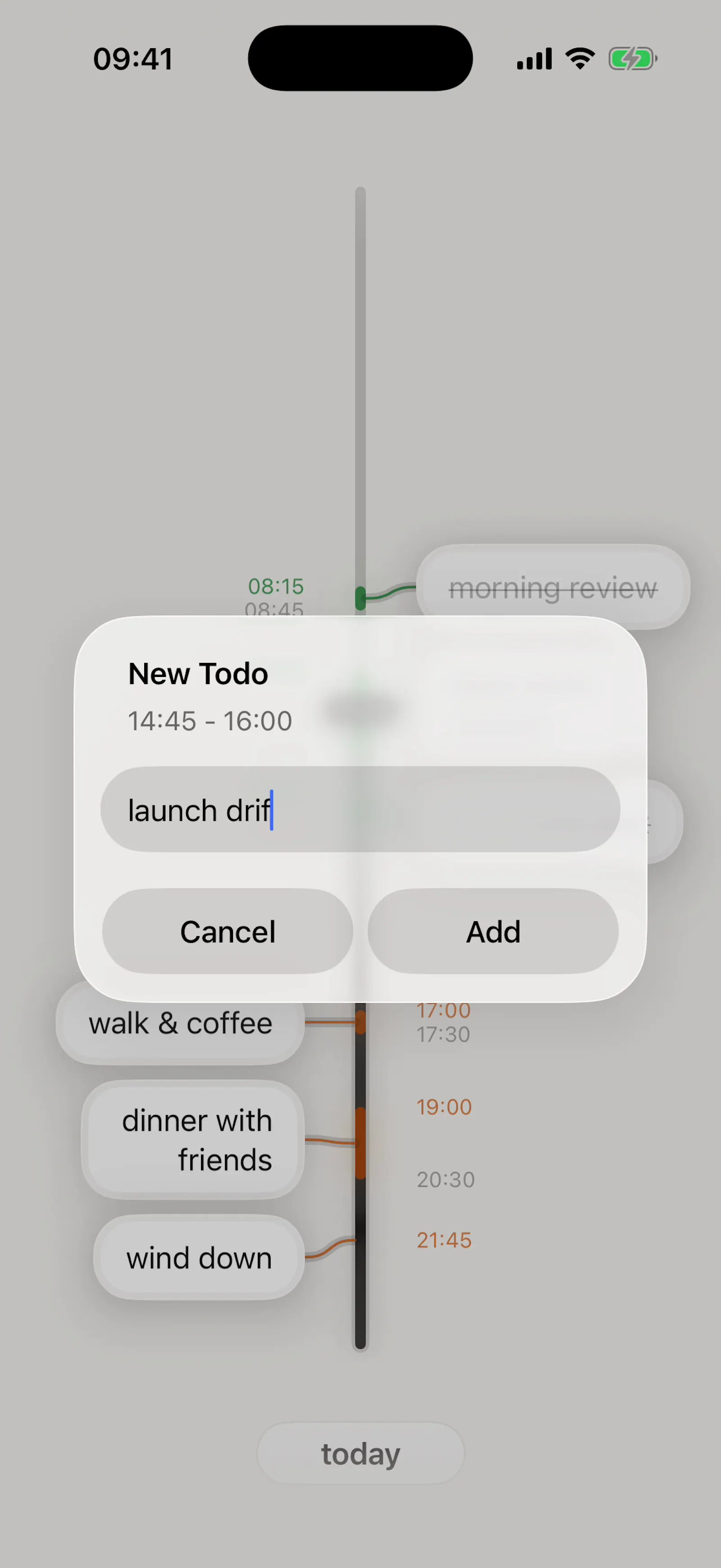 Drift: Daily Timeline screenshot 3