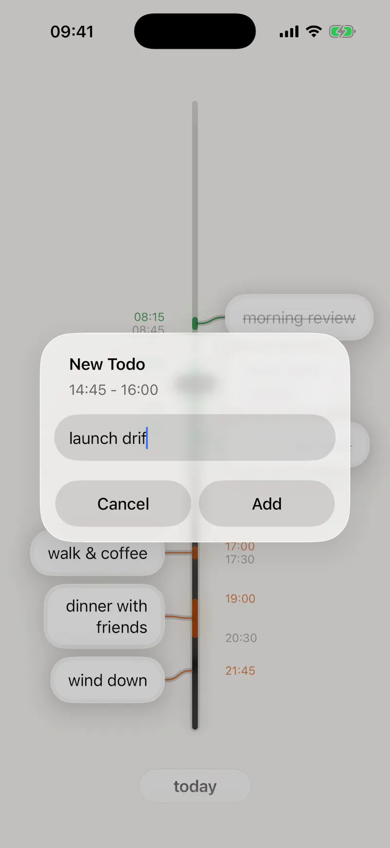 Drift: Daily Timeline screenshot 3