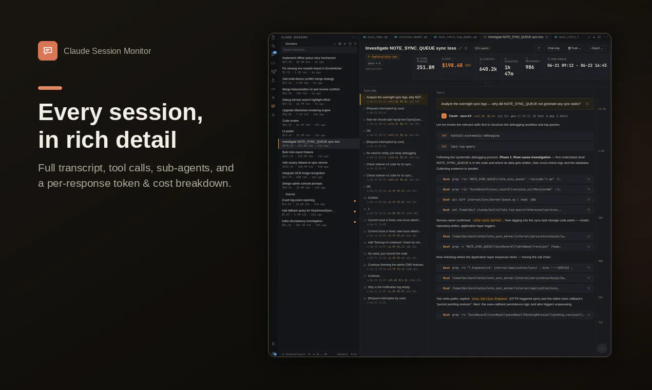 Claude session monitor gallery image