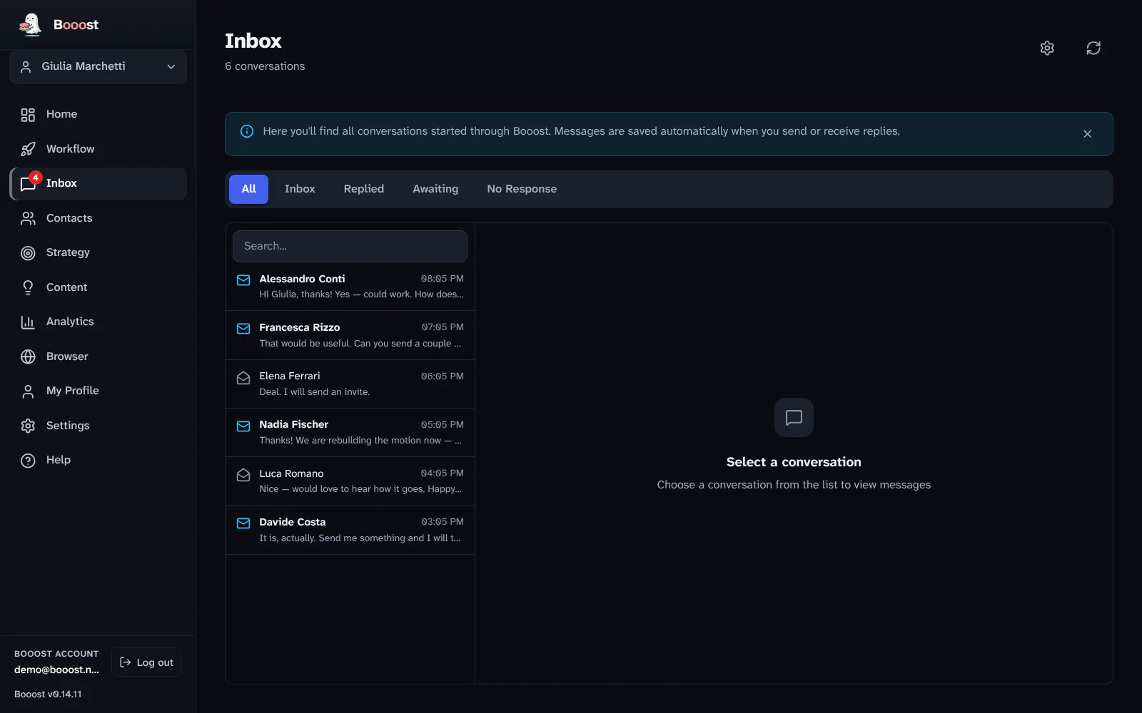 Booost screenshot 3