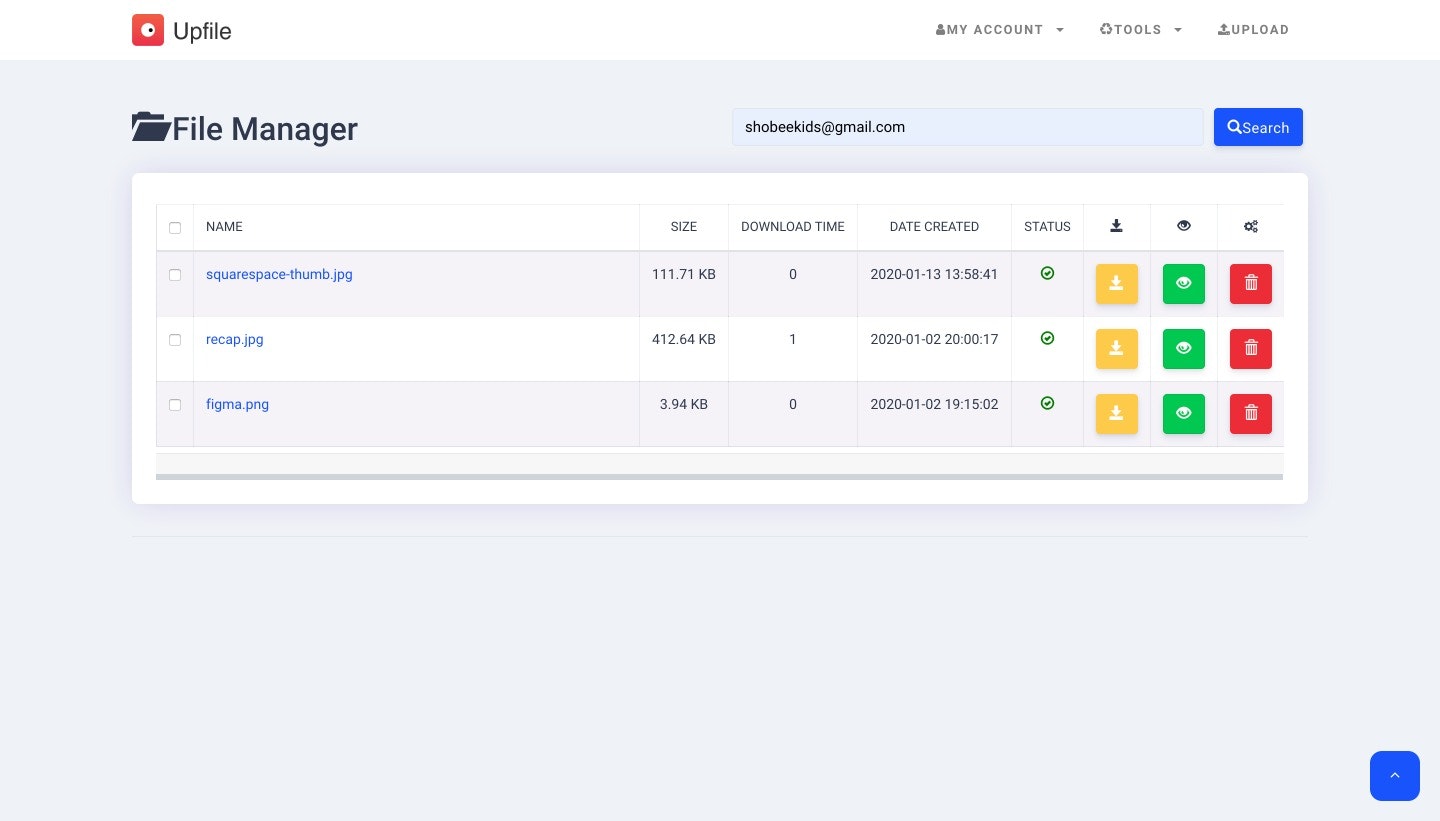 Upfile Monster gallery image