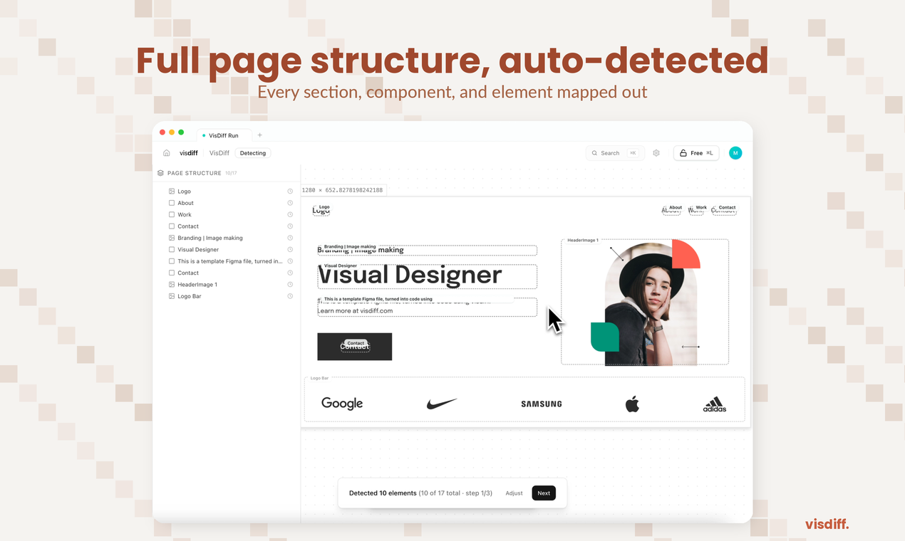 Visdiff gallery image