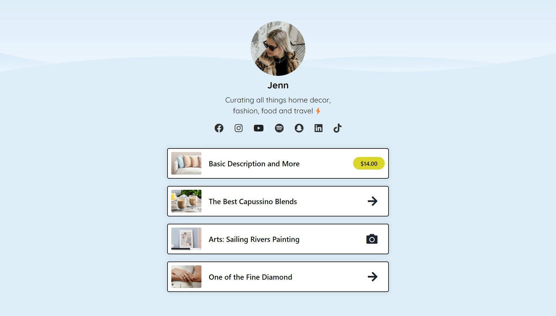 Meek Saas - Modeltheme에 의해 Bio SaaS 링크 미디어 5