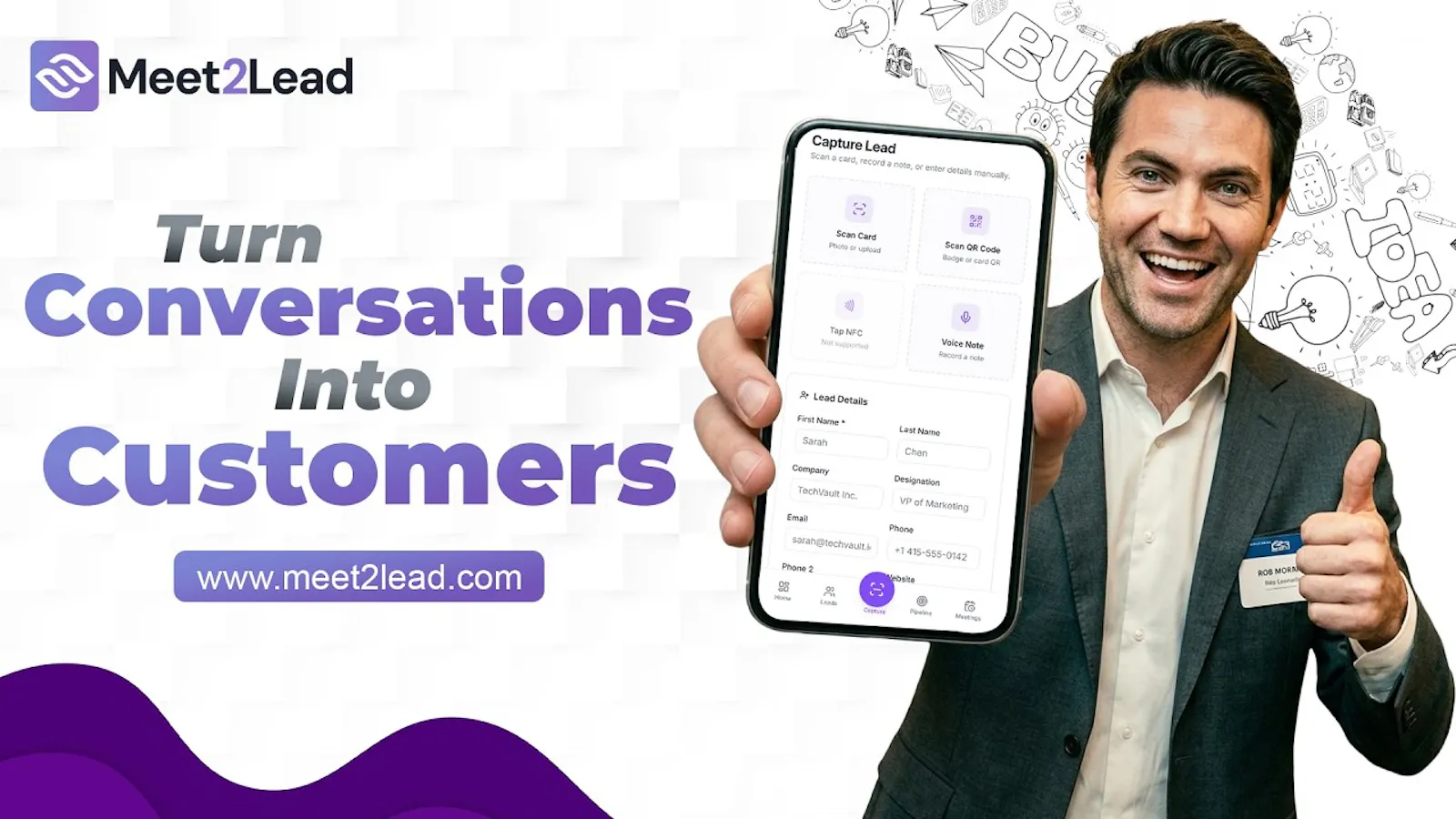 Meet2Lead screenshot 1 (video preview)
