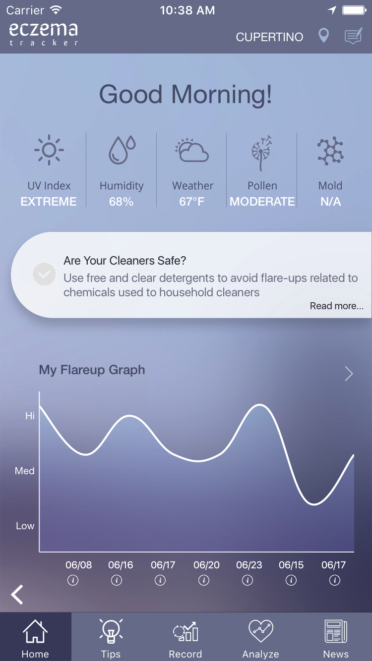 ECZEMA TRACKER APP gallery image