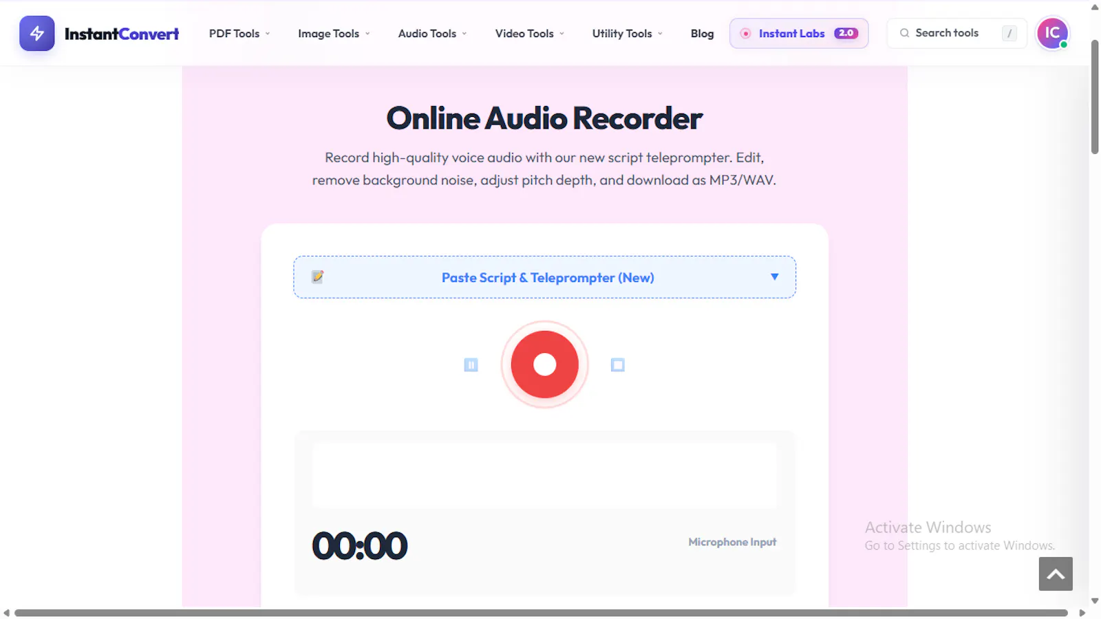 Smart Audio Recorder screenshot 1