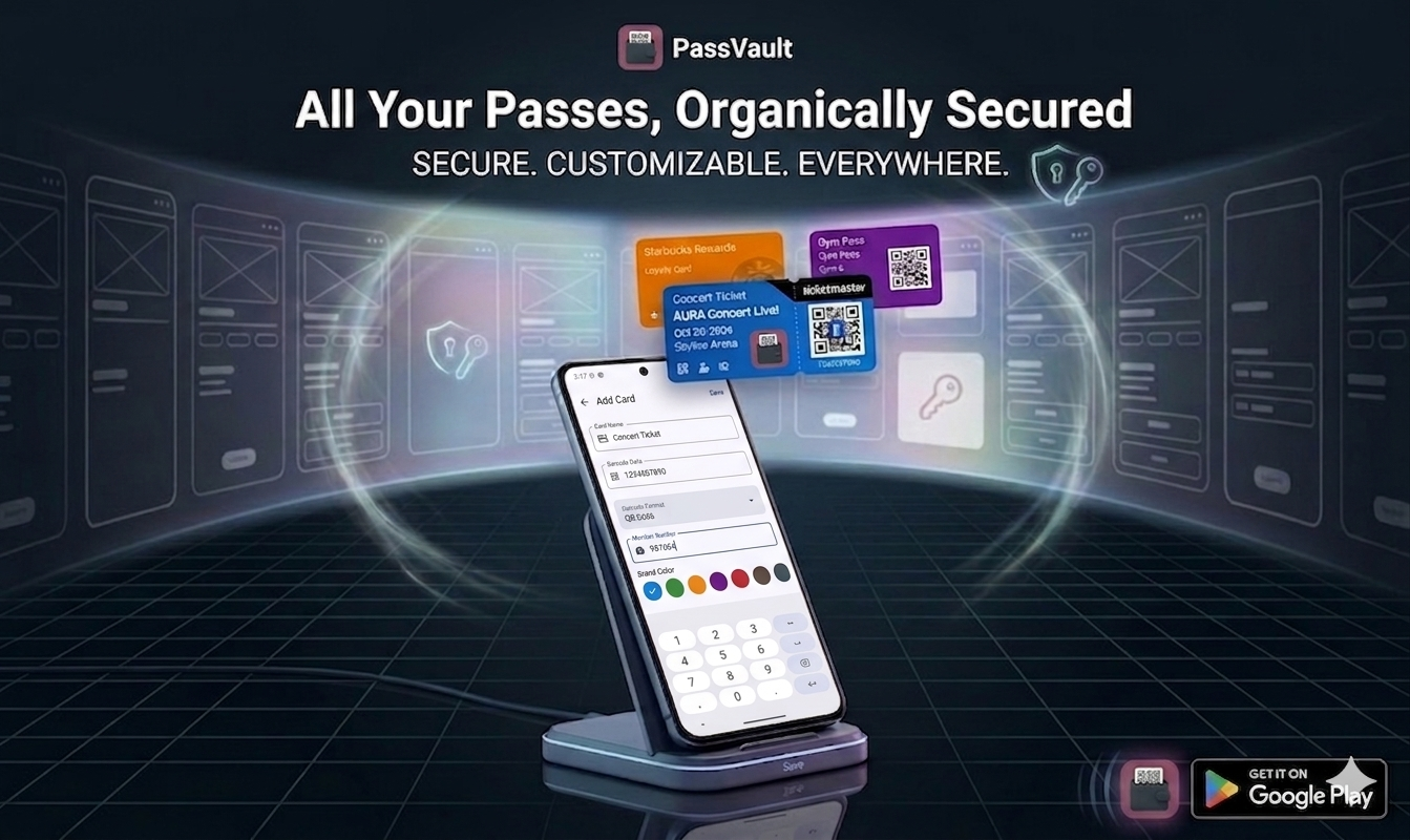 PassVault – Secure QR & Barcode Wallet gallery image