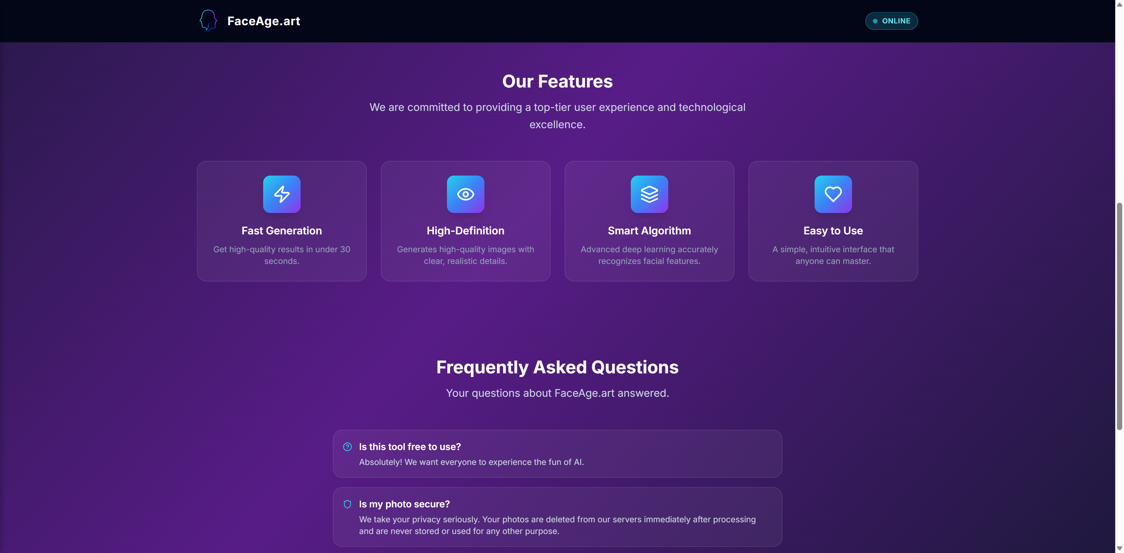 FaceAge.art gallery image