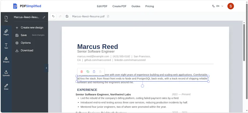 PDFSimplified screenshot 3