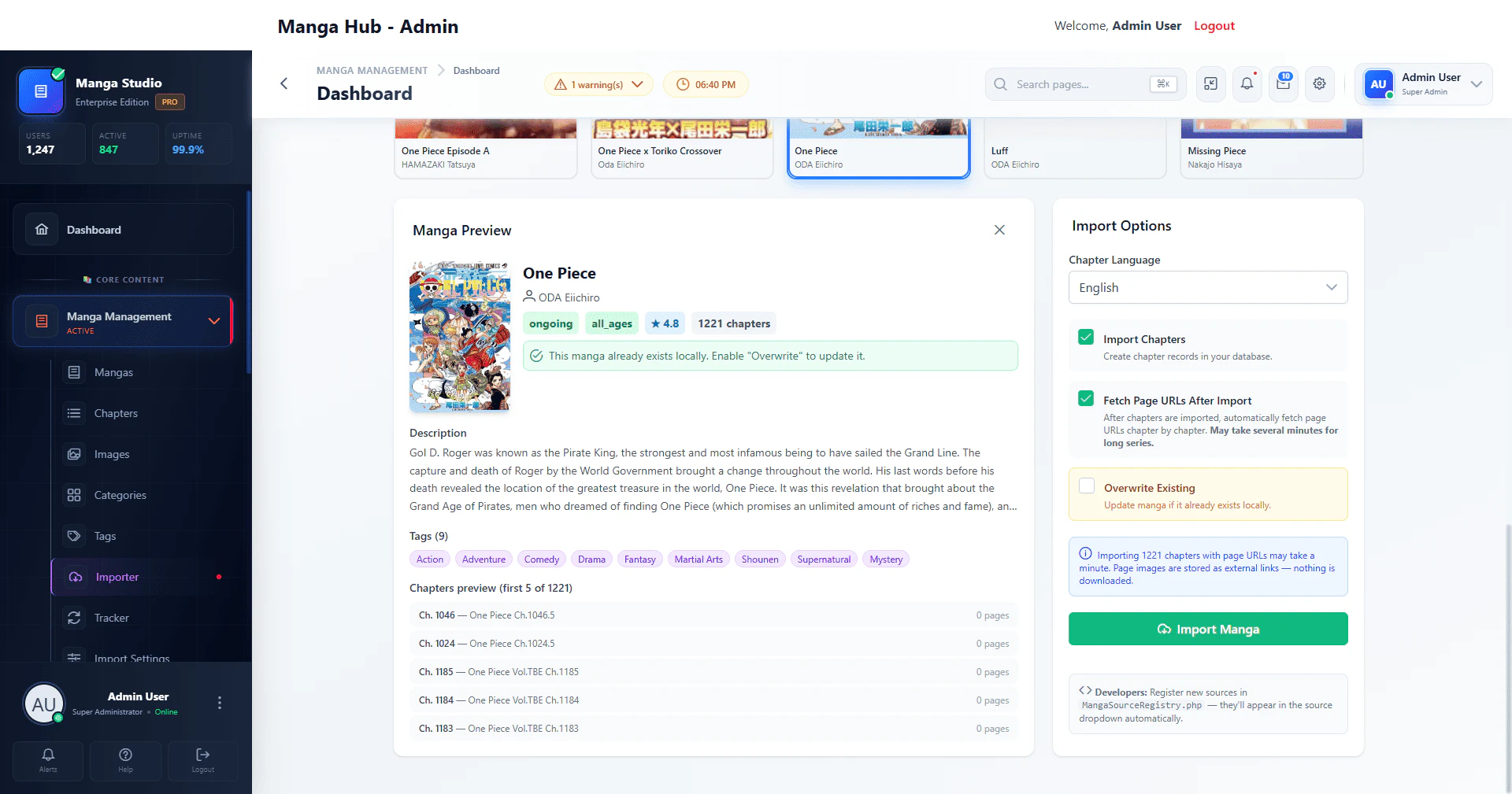 MangaReader Pro screenshot 1 MangaReader Pro screenshot 1
