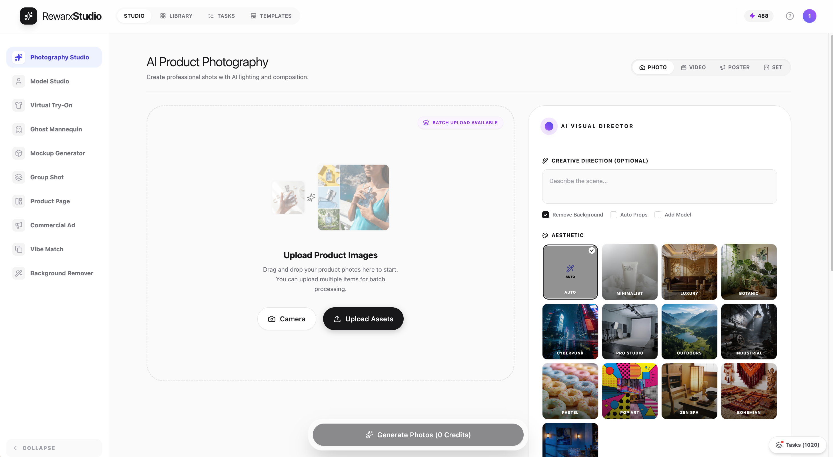 Rewarx Studio AI Product Photography App gallery image