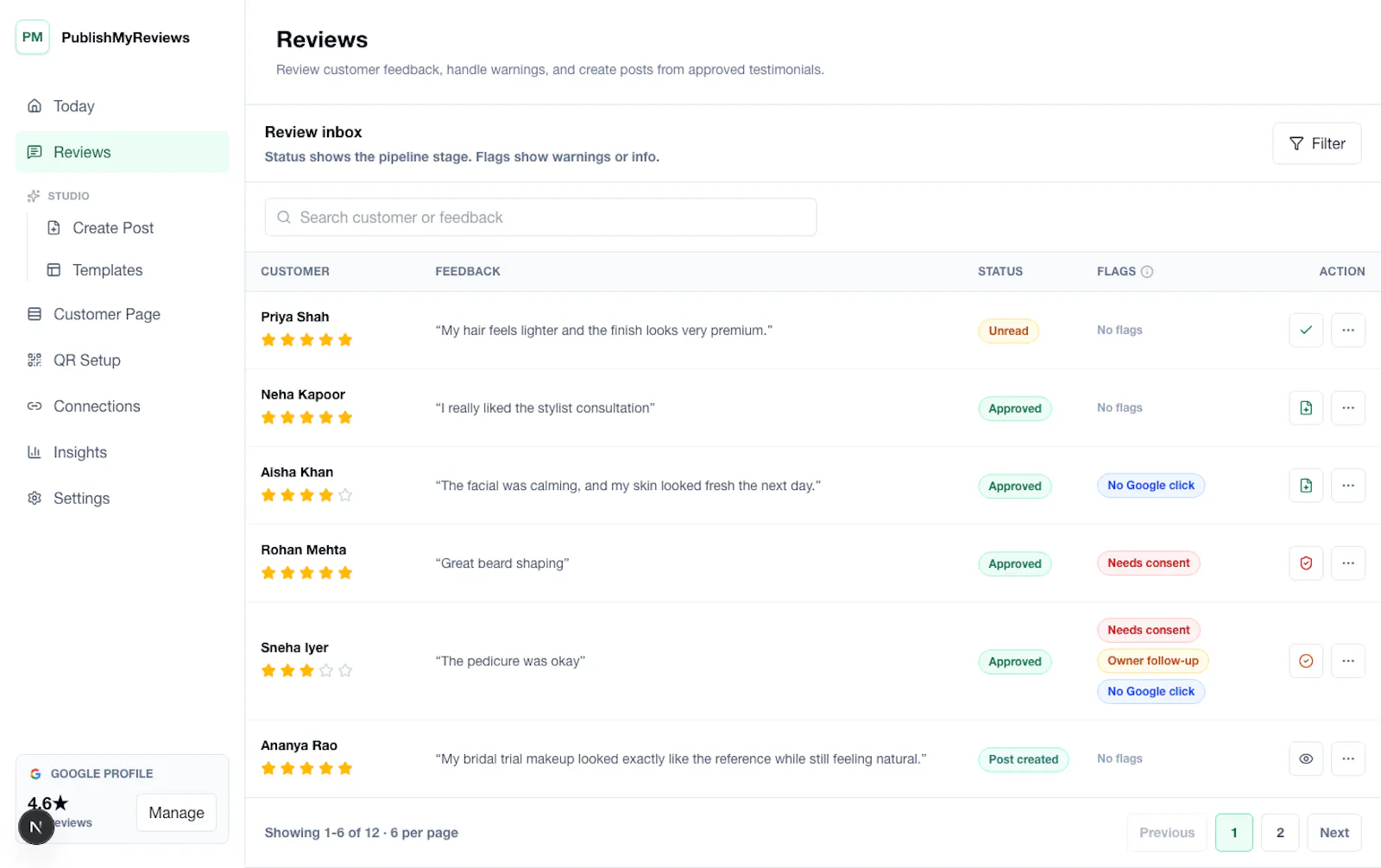 PublishMyReviews screenshot 2