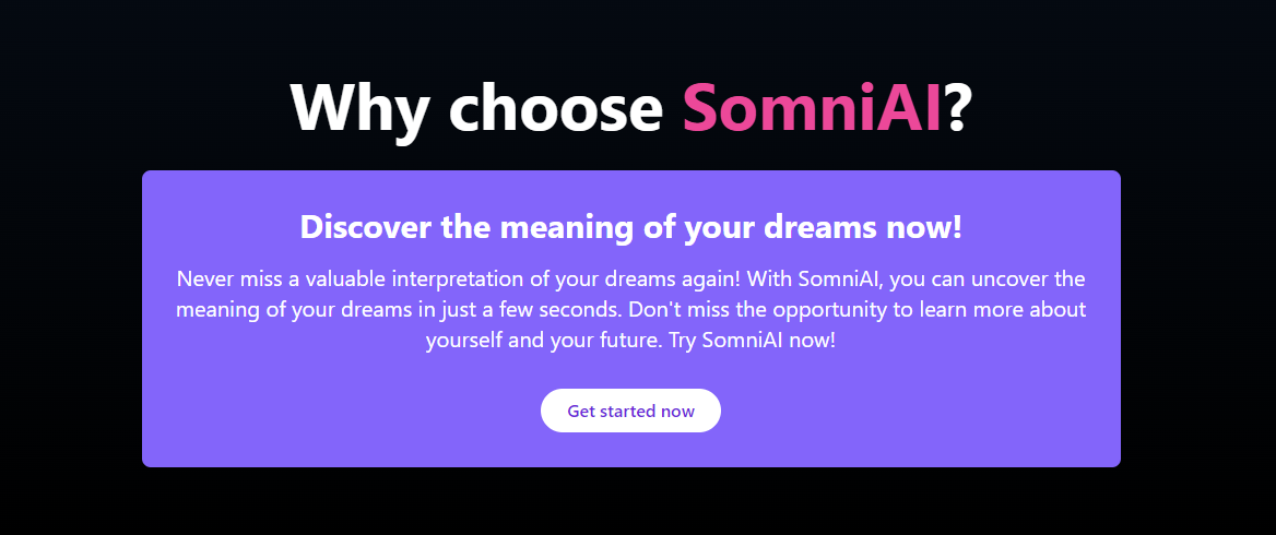 Somniai: Traumanalyse mit KI -Macht media 2