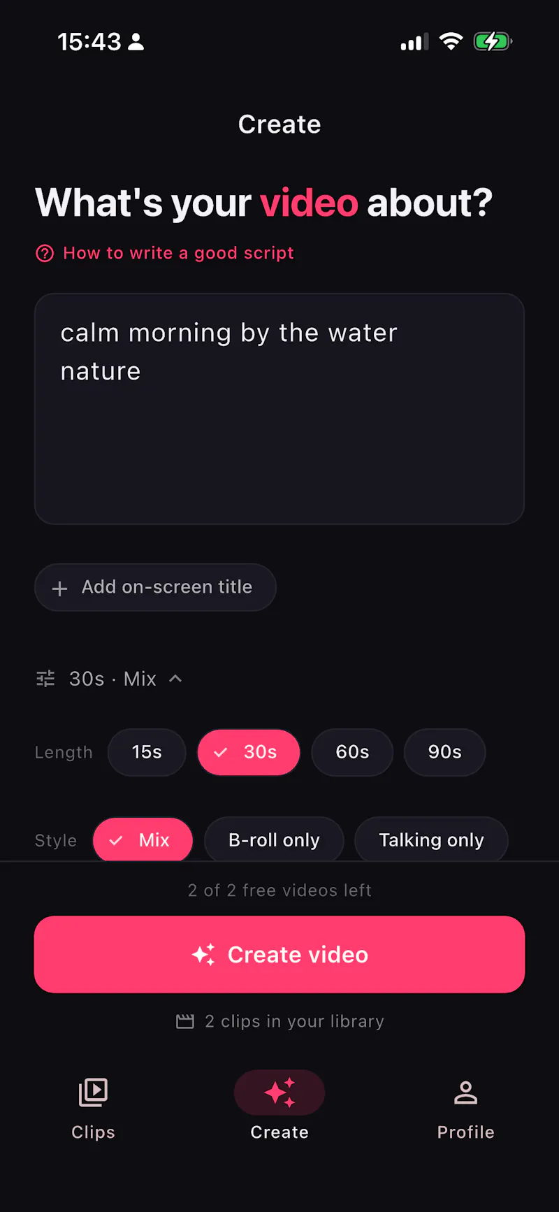 RawCut screenshot 2