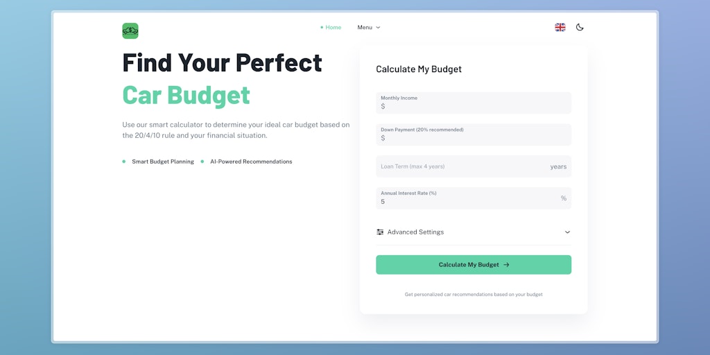 Budget For Cars