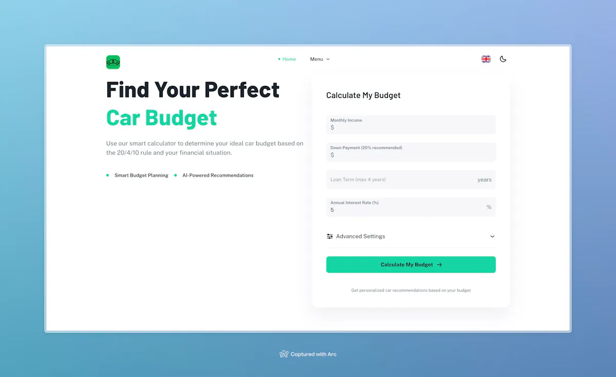 Budget For Cars