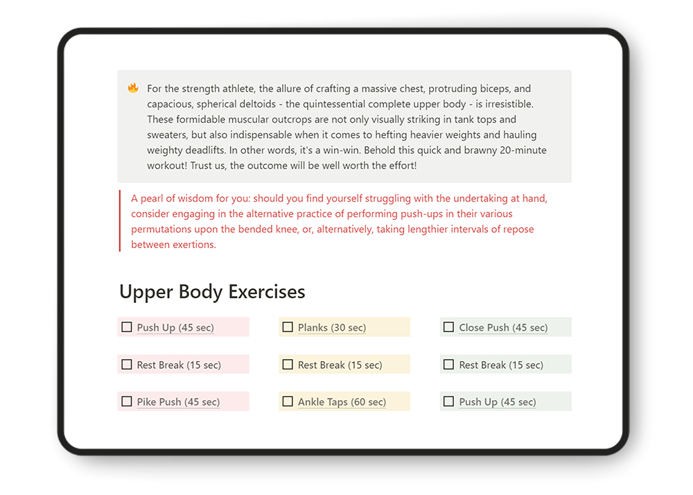 Personal growth | Notion Template gallery image