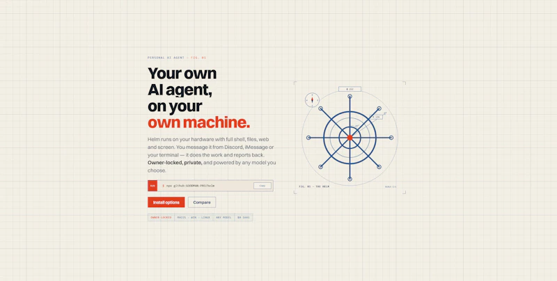Helm screenshot 1