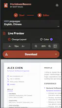 Markdown Resume Builder gallery image