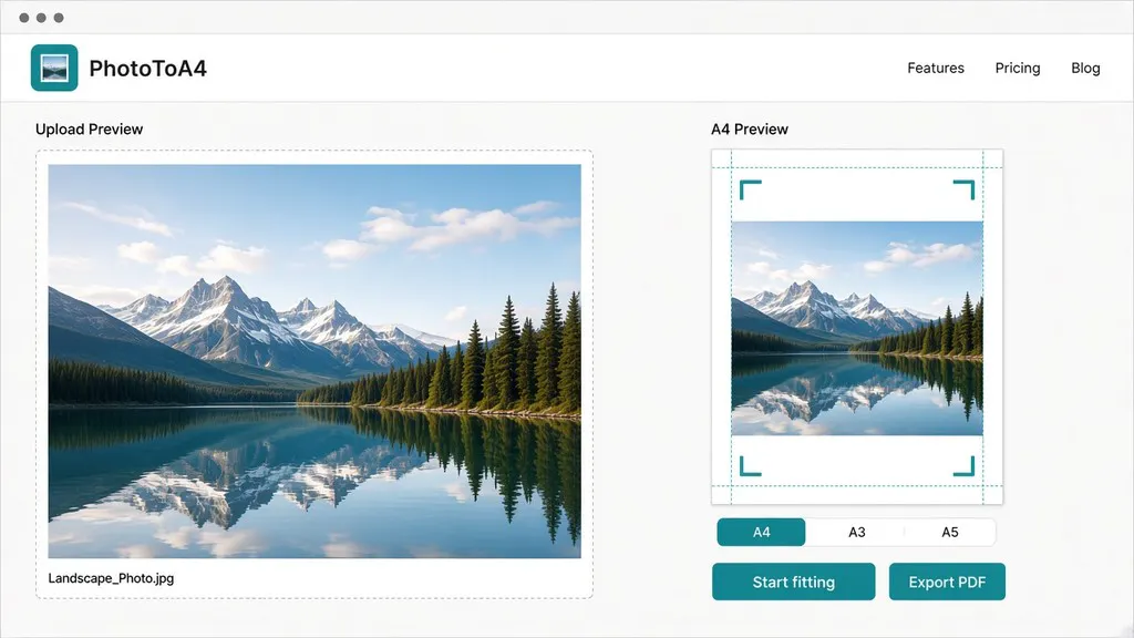PhotoToA4 gallery image