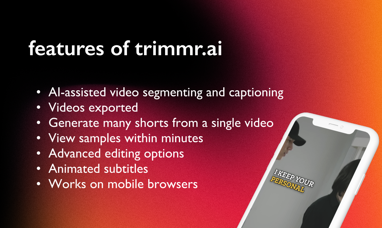 Mídia 5 de trimmr.ai