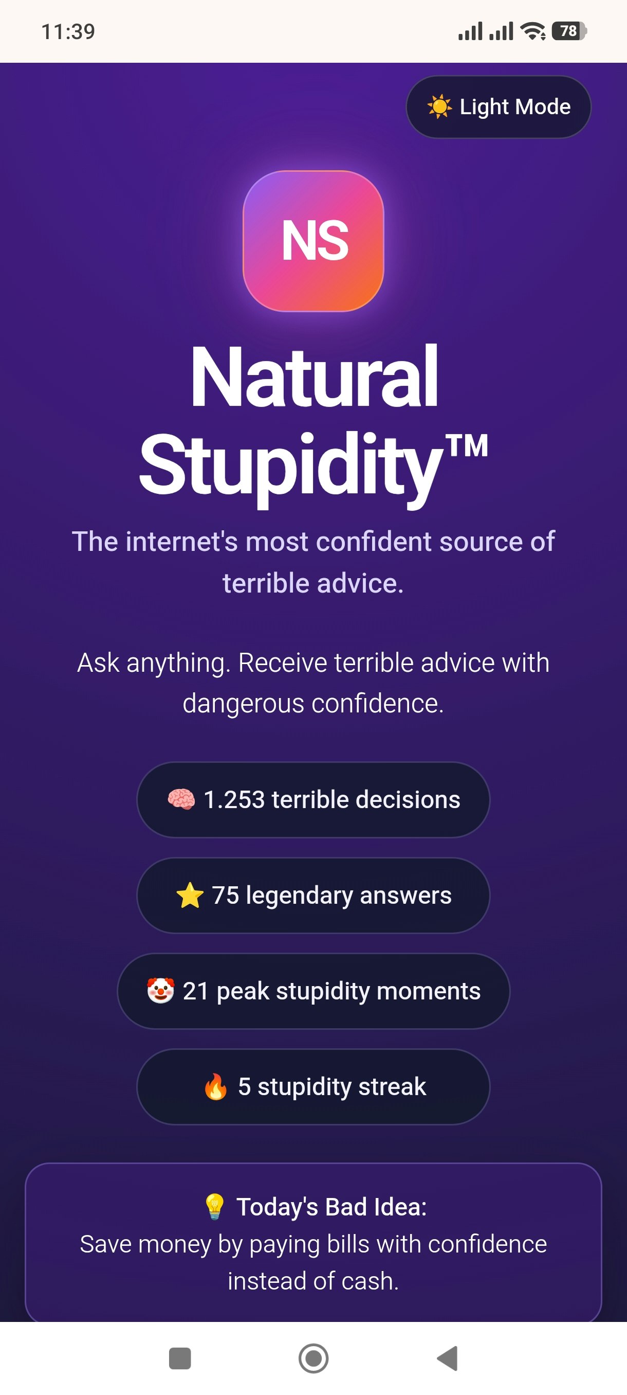 Natural Stupidity™ gallery image