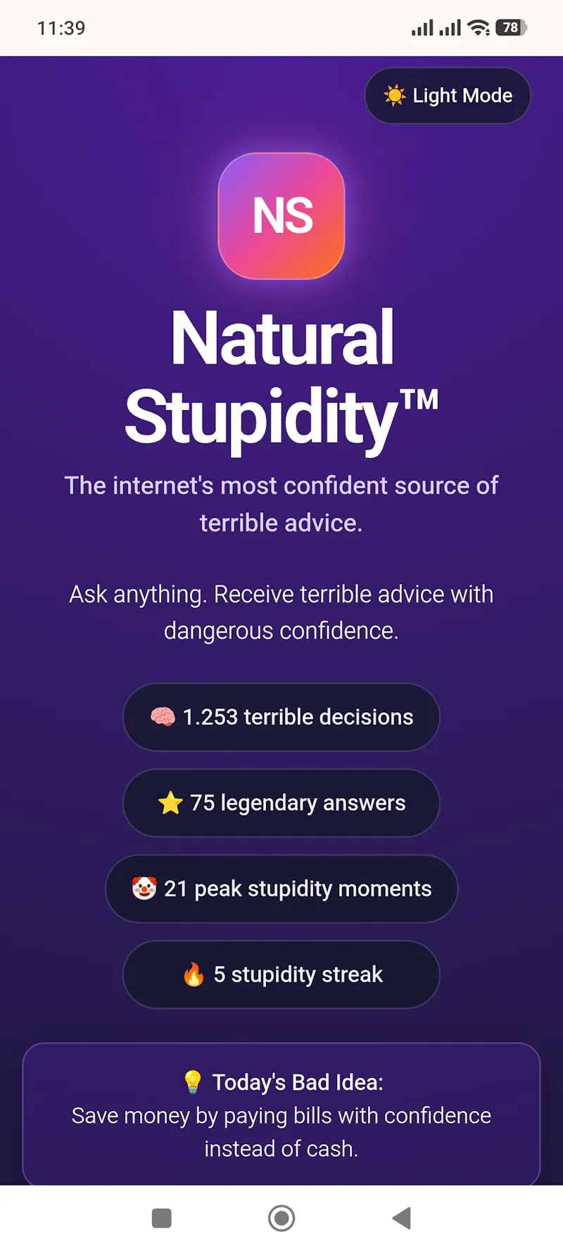 Natural Stupidity™ screenshot 4