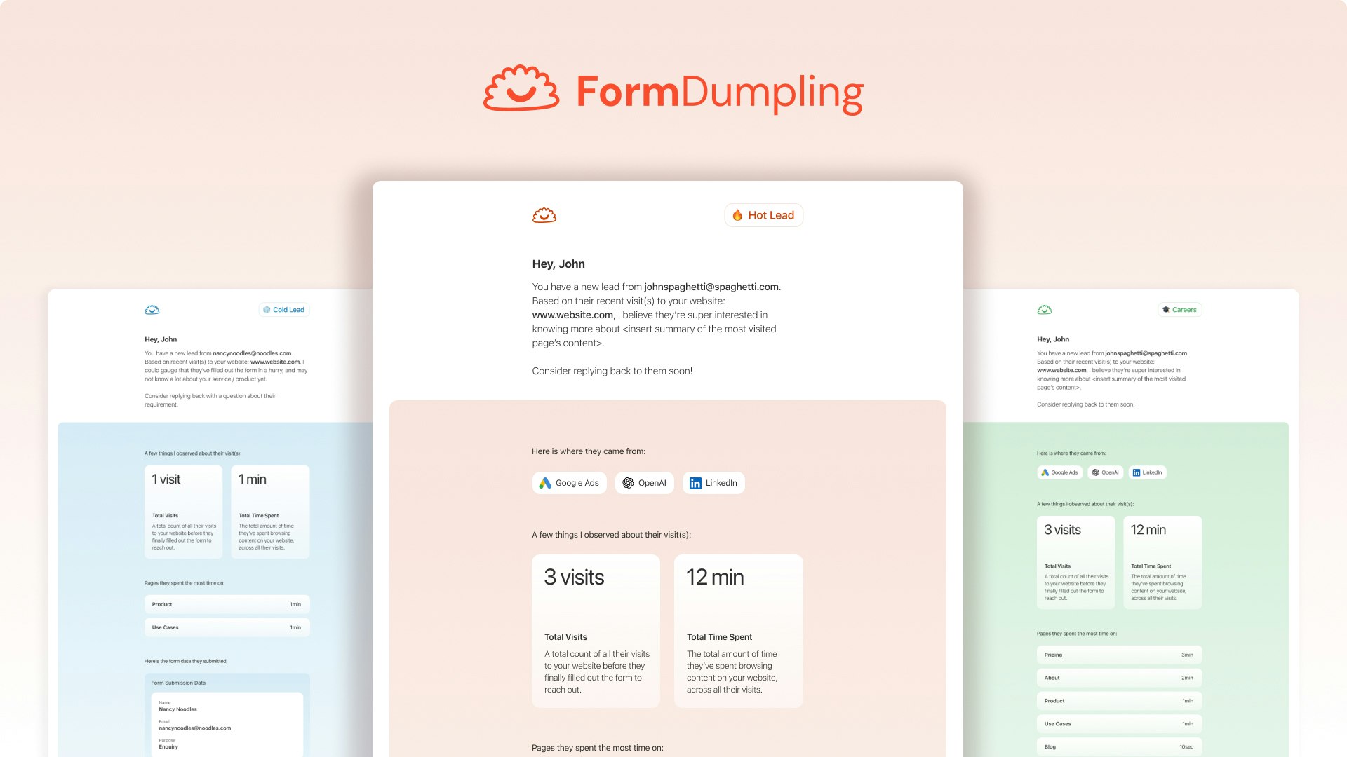 FormDumpling by We Are Noodle - Screenshot 2 showing product features and functionality
