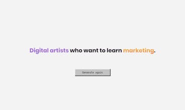 The Niche Generator gallery image