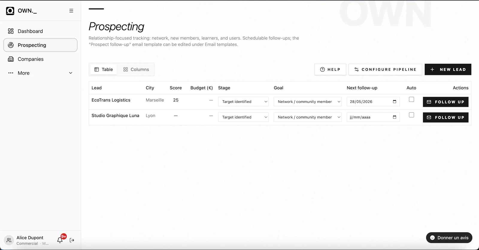 OWN. screenshot 2
