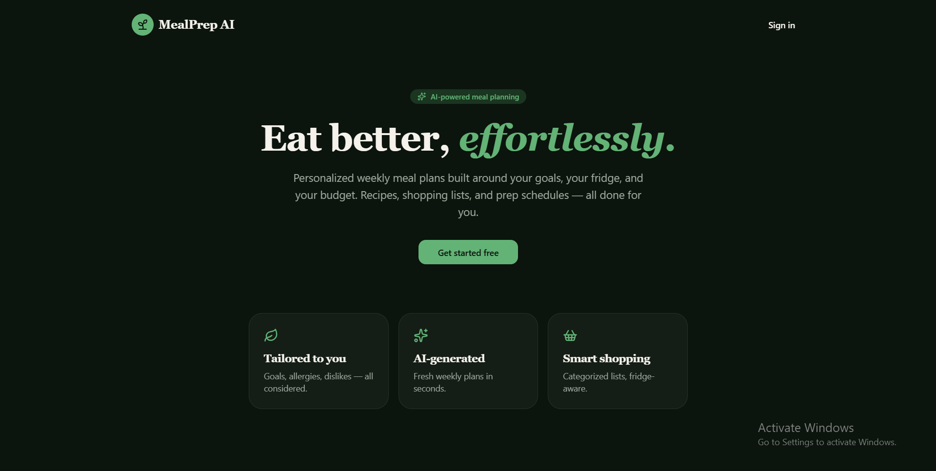 Meal Plan Genie gallery image