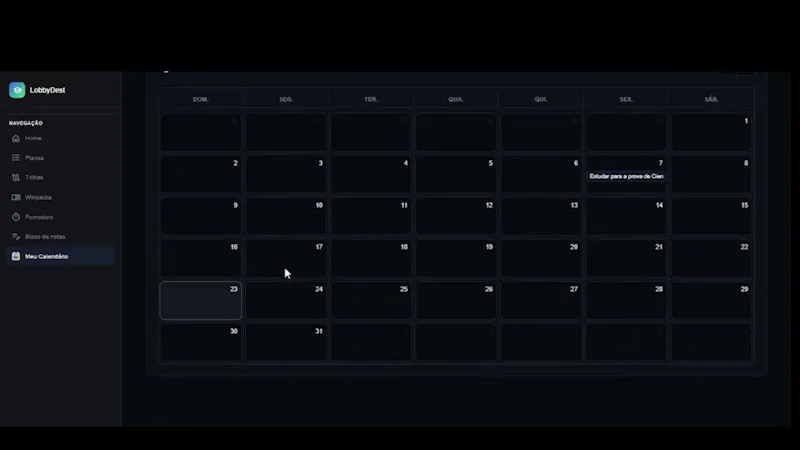LobbyDest — Plataforma de Estudos screenshot 1 (video preview)