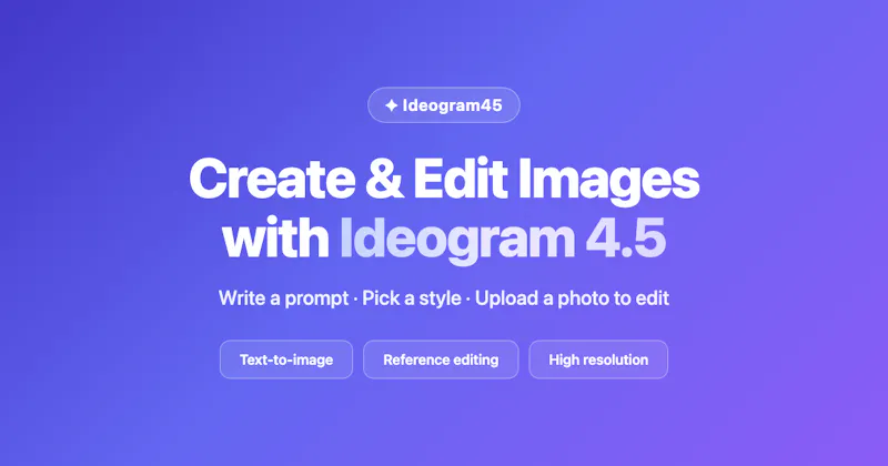 Ideogram 4.5 screenshot 1