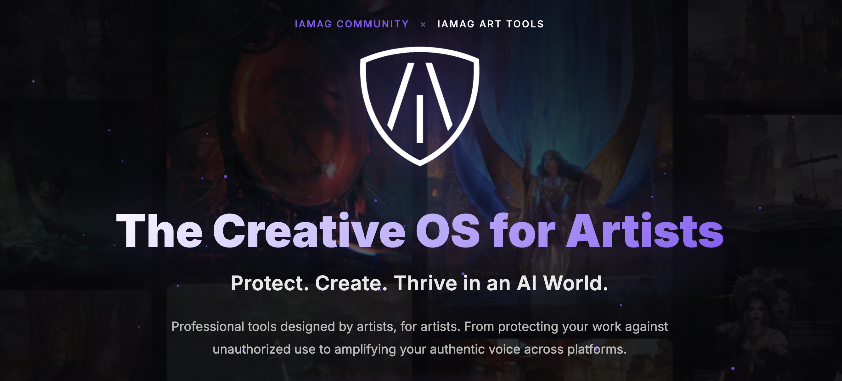 IAMAG ART Tools  logo - Product Hunt launch