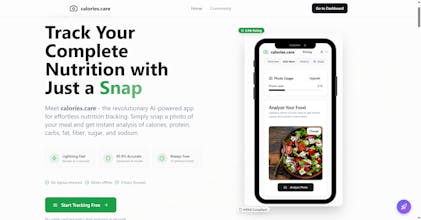 Calories.Care - AI Nutrition Tracker gallery image
